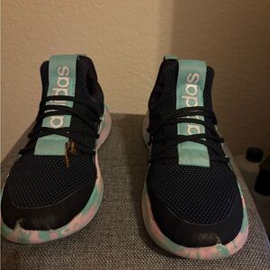 Adidas Kids Shoes - Black and Teal